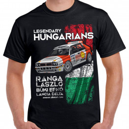 LEGENDARY HUNGARIANS - RANGA - LANCIA férfi póló, fekete