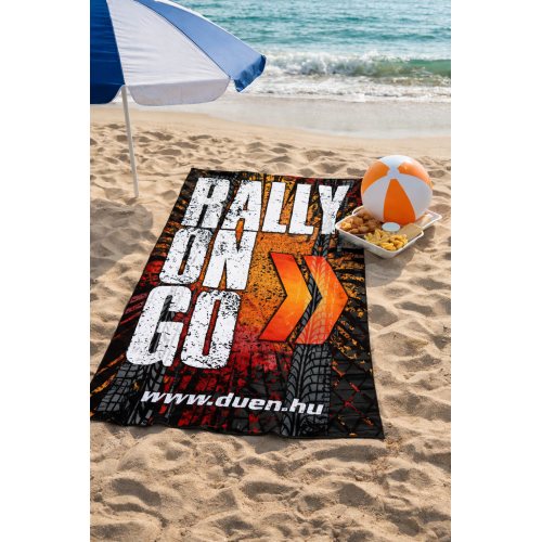 RALLYONGO narancs strandtörölköző - NAGY