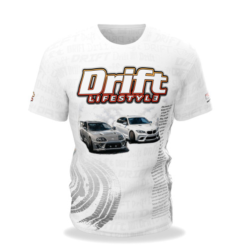 DRIFT LIFESTYLE szublimált fehér MEZ