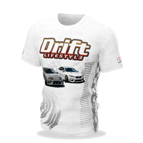 DRIFT LIFESTYLE szublimált fehér MEZ
