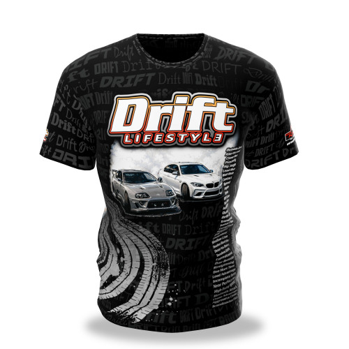 DRIFT LIFESTYLE szublimált fekete MEZ