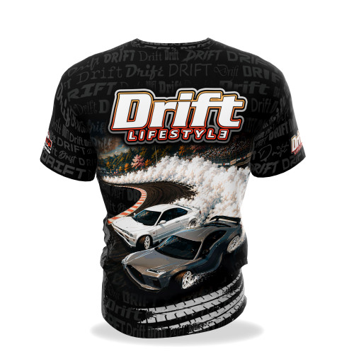 DRIFT LIFESTYLE szublimált fekete MEZ