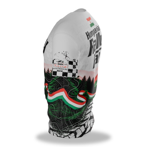 Hungarian Rally Fan szublimált fehér MEZ