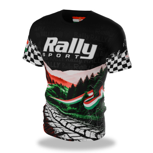Hungarian Rally Fan szublimált fekete MEZ