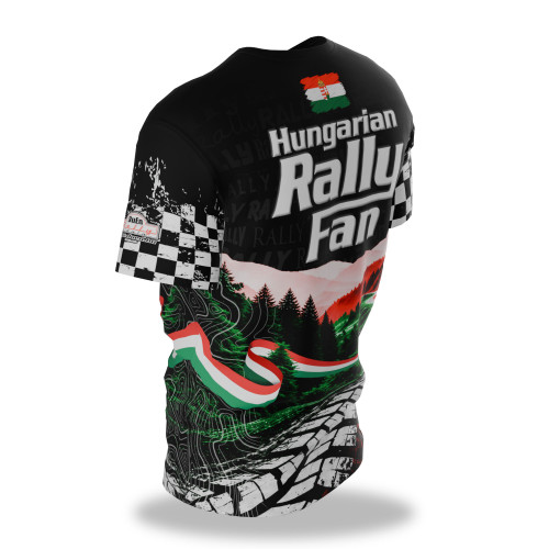 Hungarian Rally Fan szublimált fekete MEZ