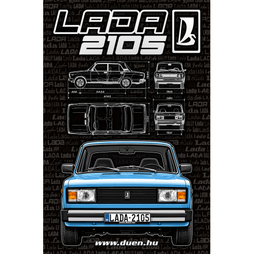 LADA 2105 strandtörölköző - NAGY