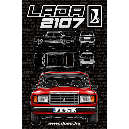 LADA 2107 strandtörölköző - NAGY