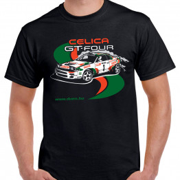 TUNING - Toyota CELICA GT-Four - fekete póló