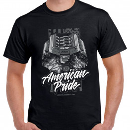 TUNING - American Pride - Coyote Engine fekete póló