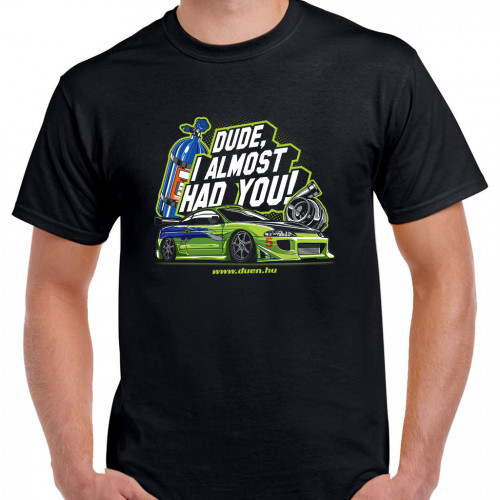 TUNING - The Fast and the Furious Eclipse fekete póló