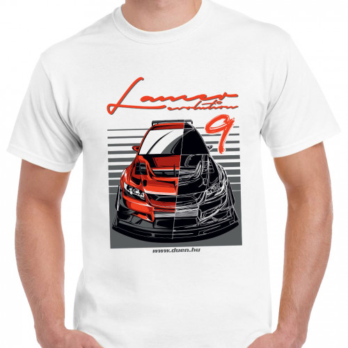 TUNING - Mitsubishi Lancer Evo9 Voltex fehér póló