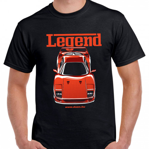 TUNING - Ferrari F40 Legend fekete póló