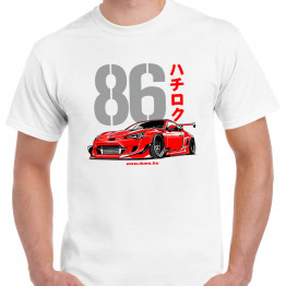 TUNING - Toyota GT86 NUMBER fehér póló