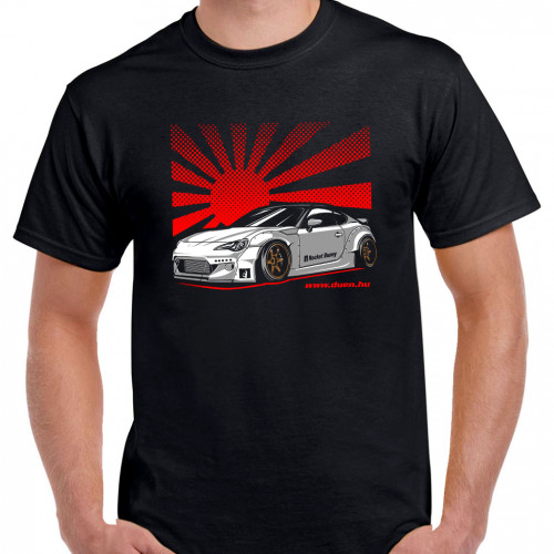 TUNING - Toyota GT86 RocketBunny fekete póló