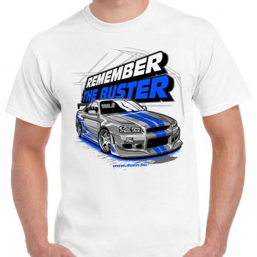TUNING - REMEMBER THE BUSTER fehér póló
