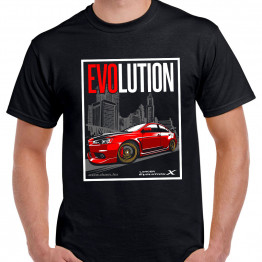 TUNING - Mitsubishi Lancer EVOLUTION X City fehér póló