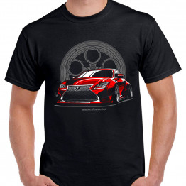 TUNING - LEXUS Pandem fekete póló