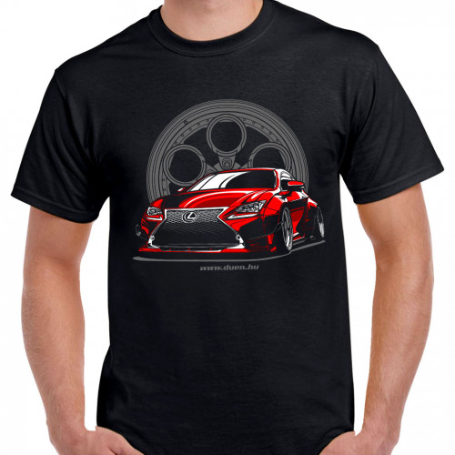 TUNING - LEXUS Pandem fekete póló