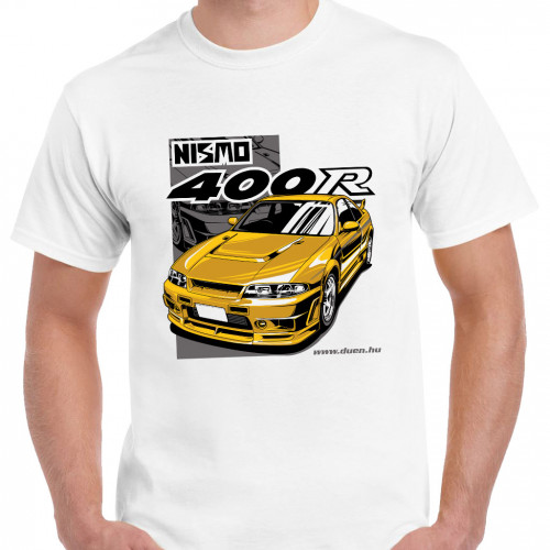 TUNING - Nissan NISMO 400R fehér póló