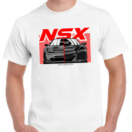 TUNING - Honda NSX faces - fehér póló