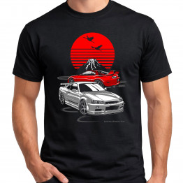 TUNING - RIVALS fekete póló