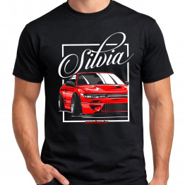 TUNING - SILVIA S13 - fekete póló TUNING - SILVIA S13 - fekete póló