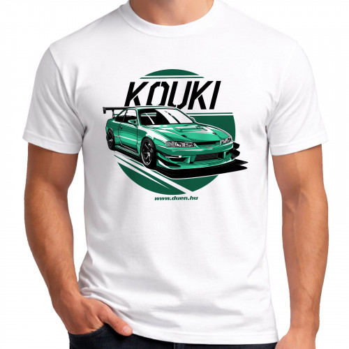 TUNING - Nissan Silvia KOUKI - fehér póló TUNING - Nissan Silvia KOUKI - fehér póló
