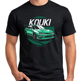 TUNING - Nissan Silvia KOUKI - fekete póló TUNING - Nissan Silvia KOUKI - fekete póló