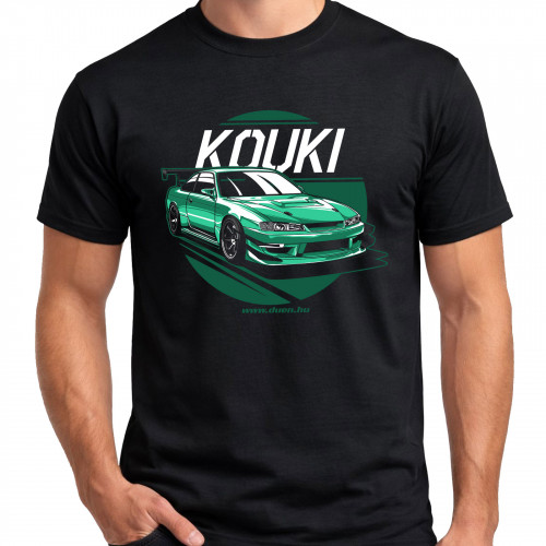 TUNING - Nissan Silvia KOUKI - fekete póló TUNING - Nissan Silvia KOUKI - fekete póló