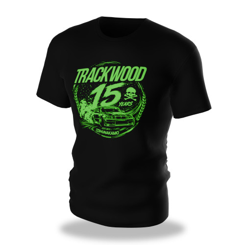 TRACKWOOD 2026 férfi póló, fekete