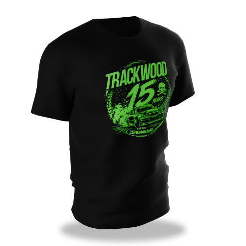 TRACKWOOD 2026 férfi póló, fekete