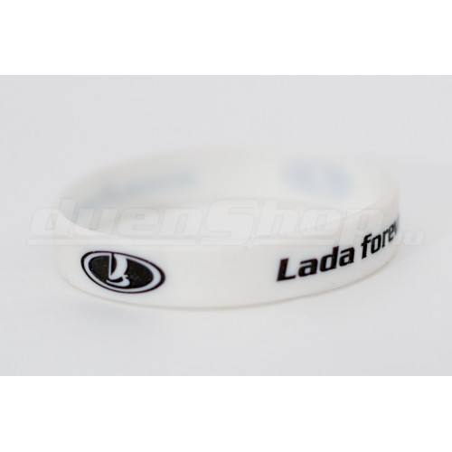 LADA FOREVER szilikon karkötő, fehér 