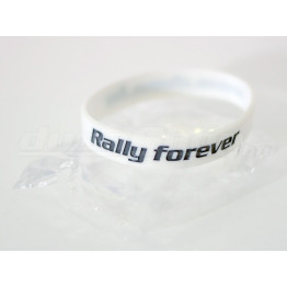 RALLY FOREVER szilikon karkötő, fehér