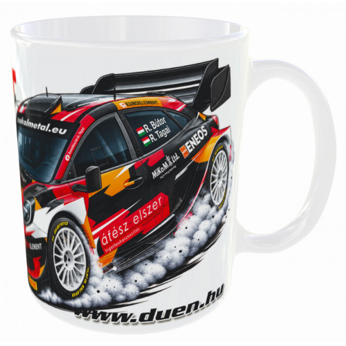 TBR Racing - Ford Puma Rally1 bögre - v2 - oldalról TBR Racing - Ford Puma Rally1 bögre - v2 - oldalról