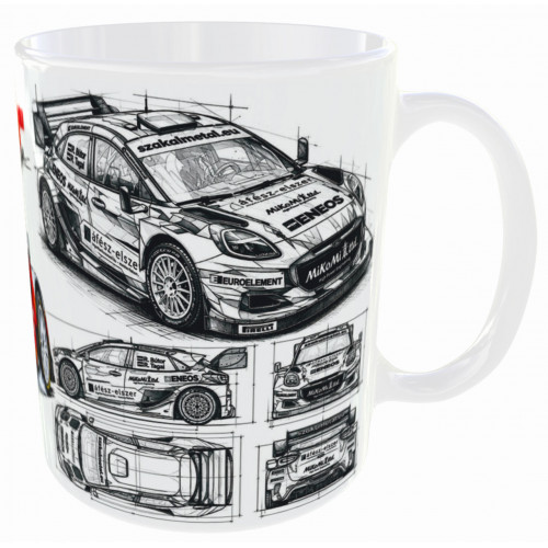 TBR Racing - Ford Puma Rally1 bögre - v3 - hátulról