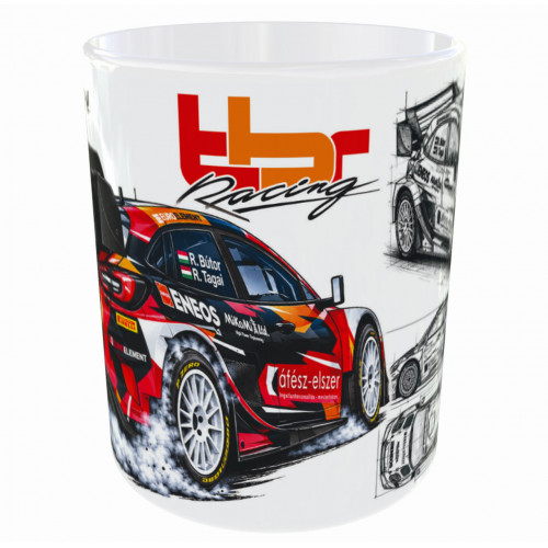 TBR Racing - Ford Puma Rally1 bögre - v3 - hátulról