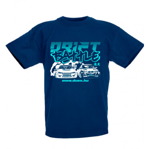 DRIFT BATTLE gyerek póló, sötétkék DRIFT BATTLE gyerek póló, sötétkék