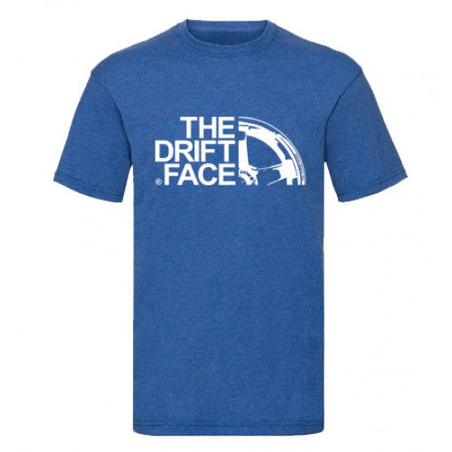 THE DRIFT FACE férfi póló, kék 