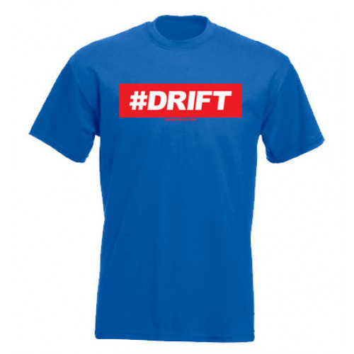 #DRIFT férfi póló, királykék #DRIFT férfi póló, királykék