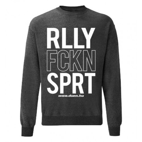 RALLY FCKN SPORT pulóver, sötétszürke RALLY FCKN SPORT pulóver, sötétszürke