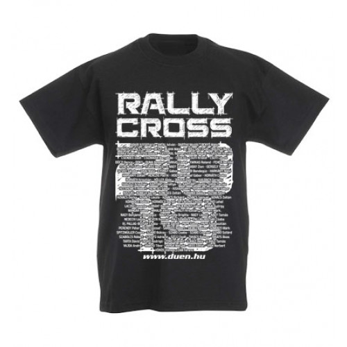 RALLYCROSS 2019 gyerek póló, fekete RALLYCROSS 2019 gyerek póló, fekete
