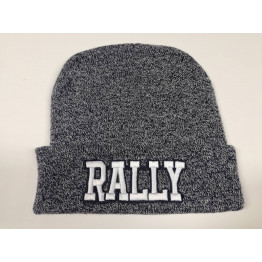 RALLY kötött visszahajtott sapka, farmerkék